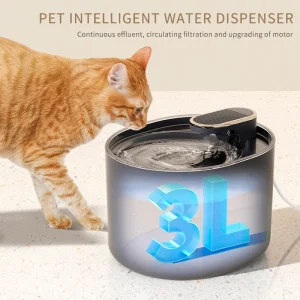 Automatic silent cat water fountain supplier