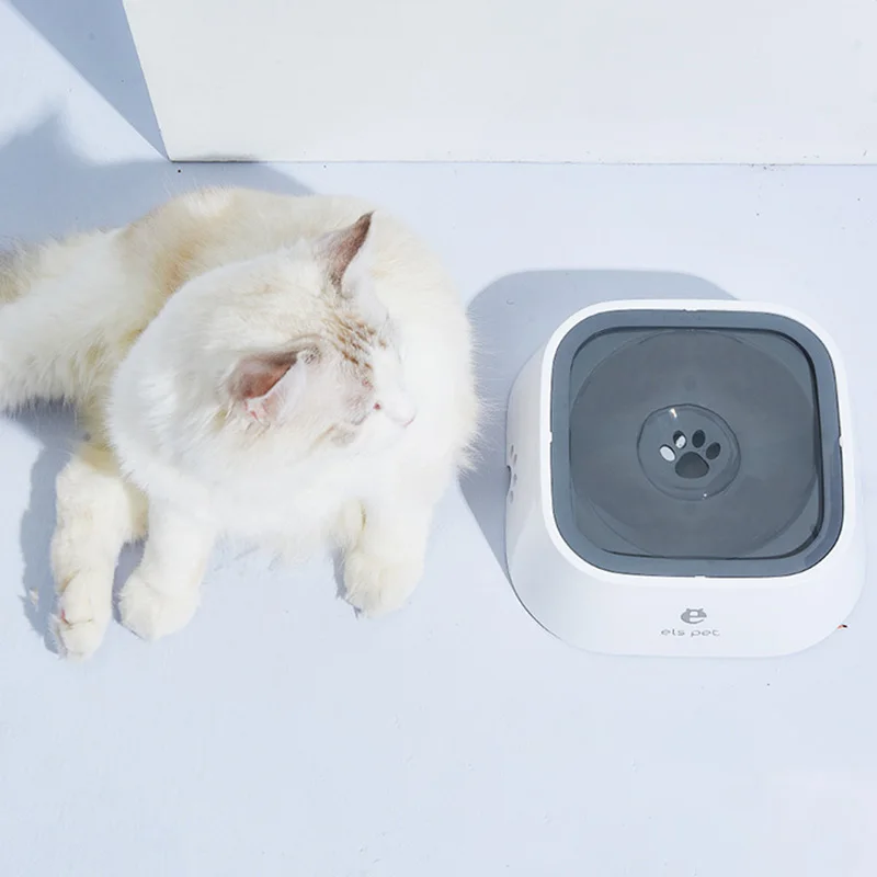 Drinkbak Hond cat Drinking Water Bowl Floating Non-Wetting Mouth cat Bowl Without Spill Drinking Bebedero Perro Waterbak Hond