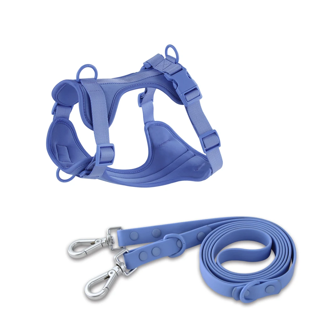 Harnas Leash-blauw