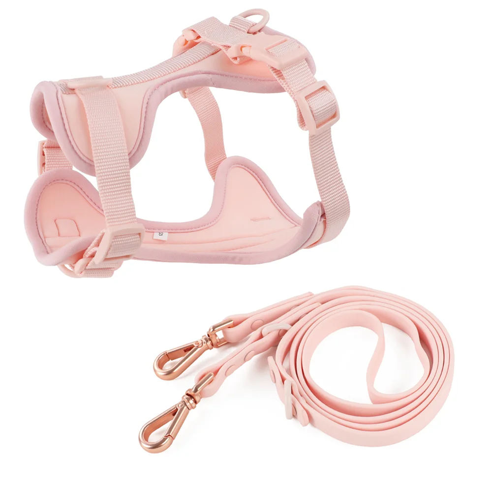 Harness Leash-pink