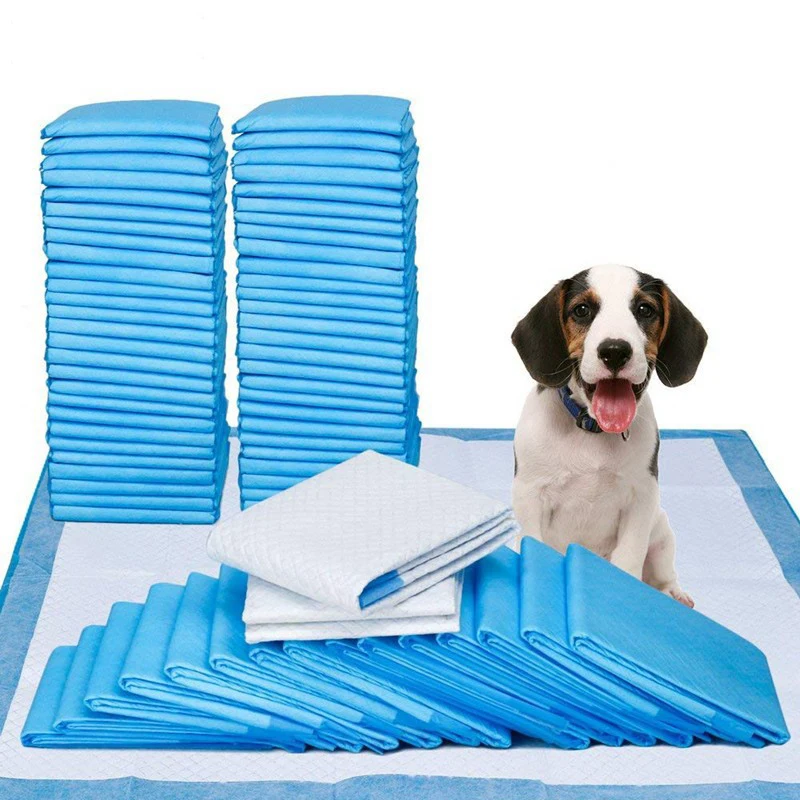 Super Absorbent Pet Diaper Dog Training Pee Pads Disposable Thickened Nappy Pads For Cats Dog Diapers Cage Mat Pet Supplies