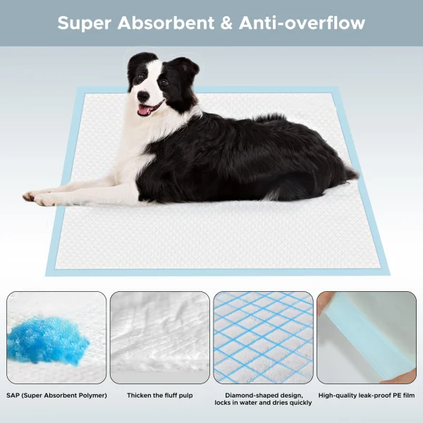 Disposable puppy training pads