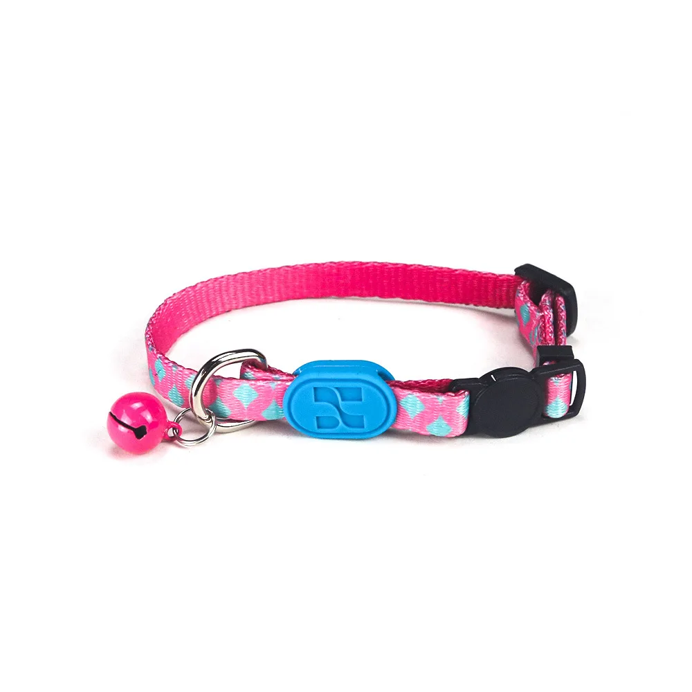 Collier de lapin réglable CAT COLLAR avec BELL Little Pet Loss Prevention Necklet Hidream Desigh Colorful Serial