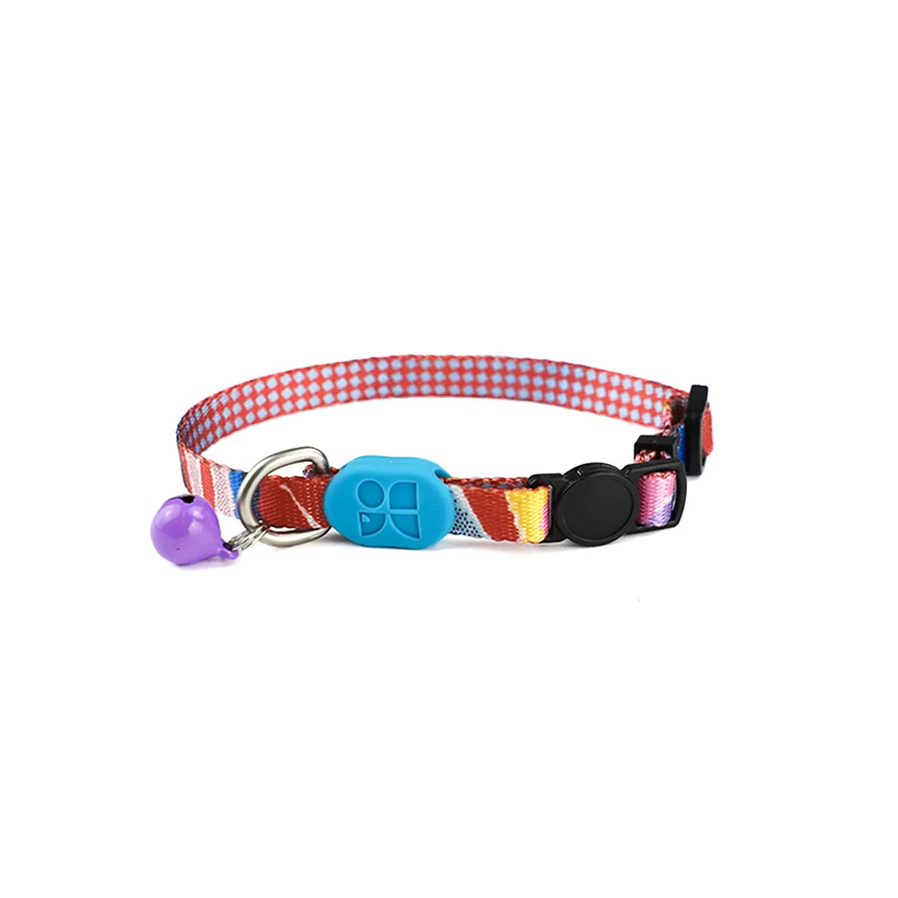 Collier de lapin réglable CAT COLLAR avec BELL Little Pet Loss Prevention Necklet Hidream Desigh Colorful Serial