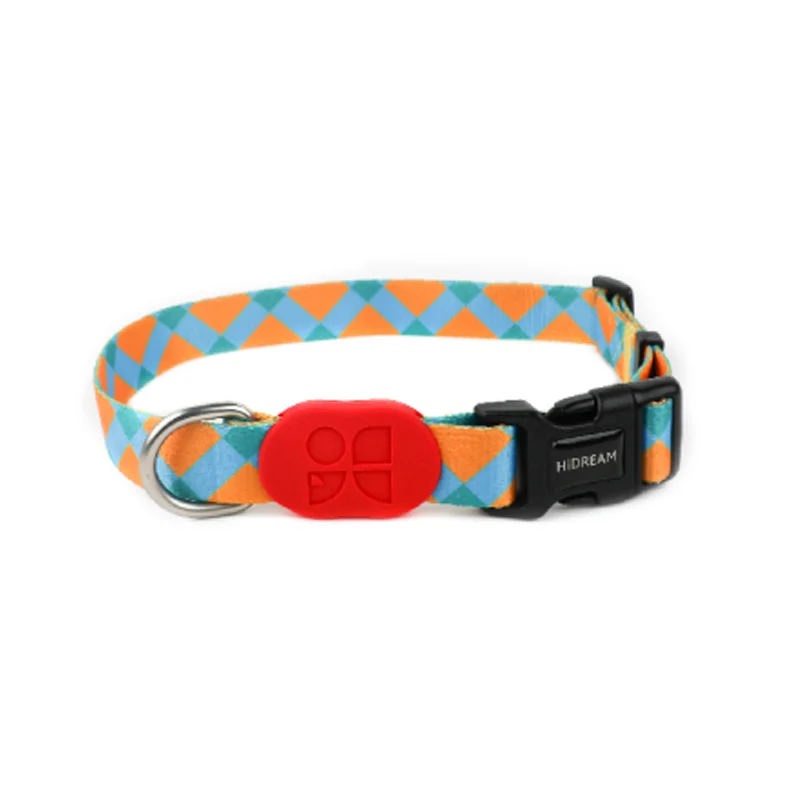 Collier réglable pour chien en polyester souple anti-traction Accessoires personnalisés pour animaux de compagnie