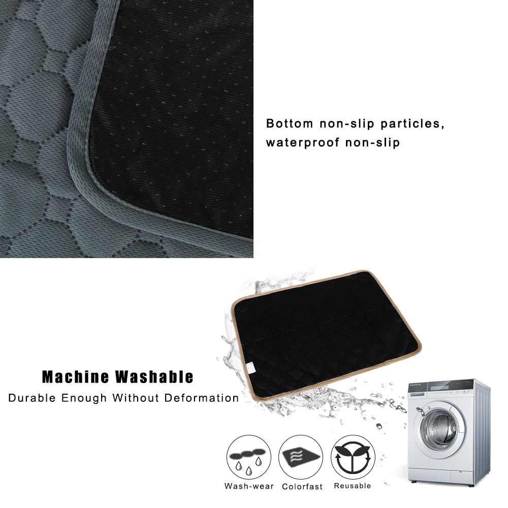 Tapis d'entraînement lavable et absorbant d'urine pour chien, imperméable et réutilisable, accessoires pour animaux de compagnie, housse de siège de voiture, tapis de couche.