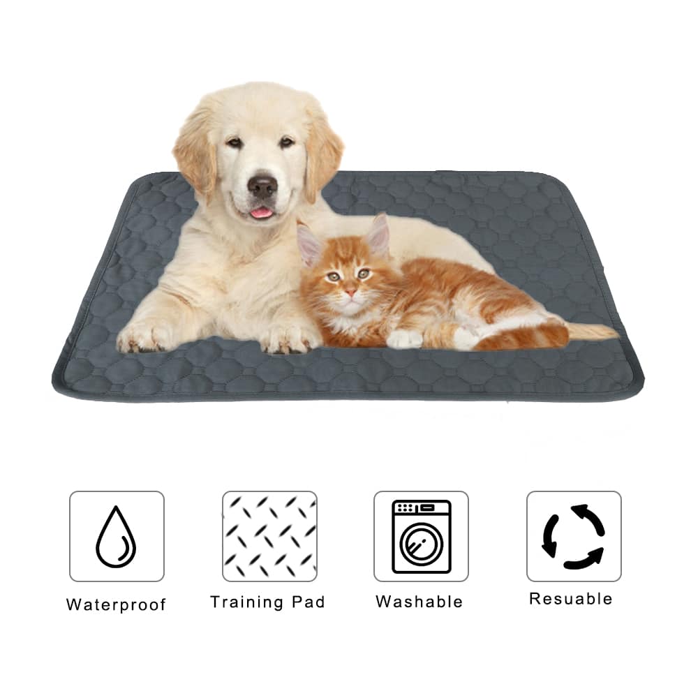 Tapis d'entraînement lavable et absorbant d'urine pour chien, imperméable et réutilisable, accessoires pour animaux de compagnie, housse de siège de voiture, tapis de couche.