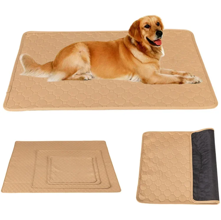 Pañal de perro lavable Absorbente de orina Medio Ambiente Proteger Pañal Mat Impermeable Reutilizable Formación Pad Perro Asiento del coche Mat