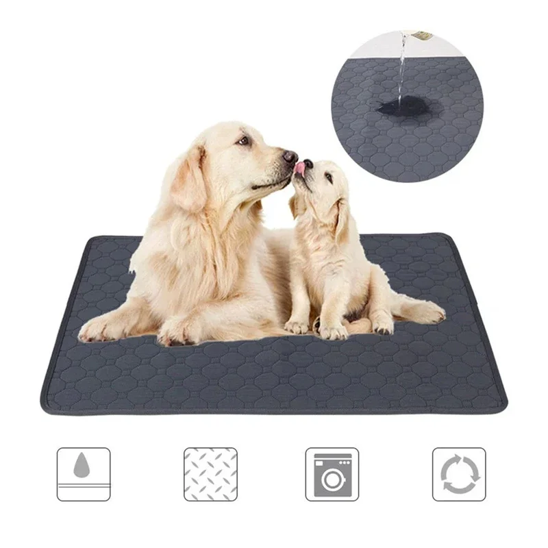 Tapis de couche lavable pour chien absorbant l'urine et protégeant l'environnement Tapis de couche imperméable et réutilisable Tapis de siège de voiture pour chien